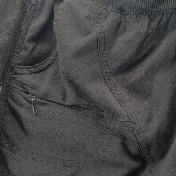 Athletic Works Womens Shorts Black Size XS Nylon Blend Pockets Stretch Imperfect - Picture 8 of 12